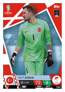 Mert Gunok Turkey Topps Match Attax EURO 2024 #TUR1